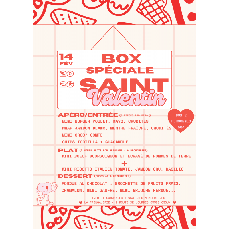 ❤ BOX SAINT-VALENTIN ❤ (EN LIVRAISON)