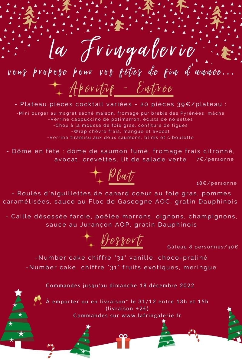 Carte réveillon 31 décembre